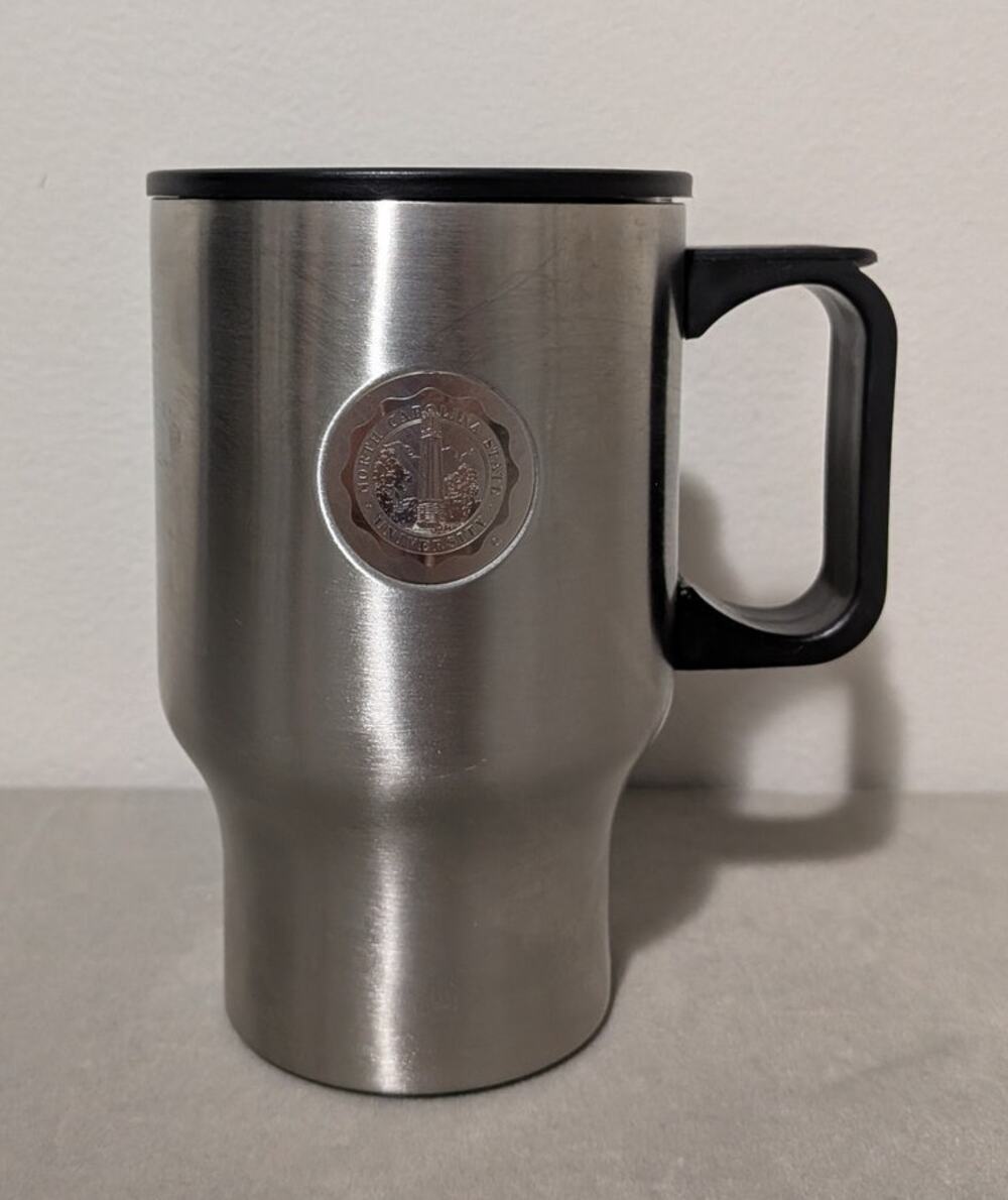 Stainless Steel NC State University Travel Mug Wolfpack